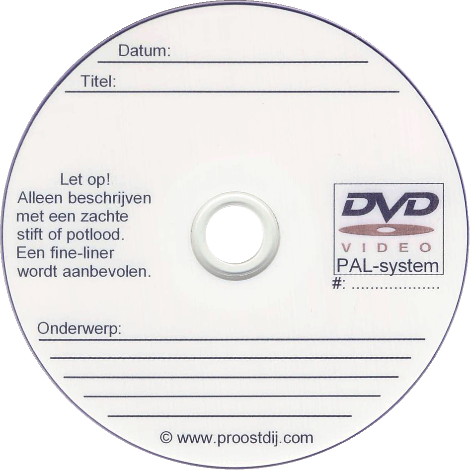 DVD opdruk